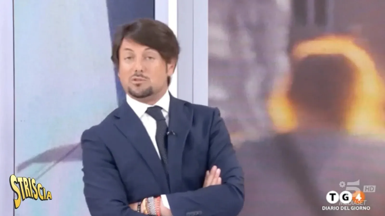 Andrea Giambruno, polemiche in TV