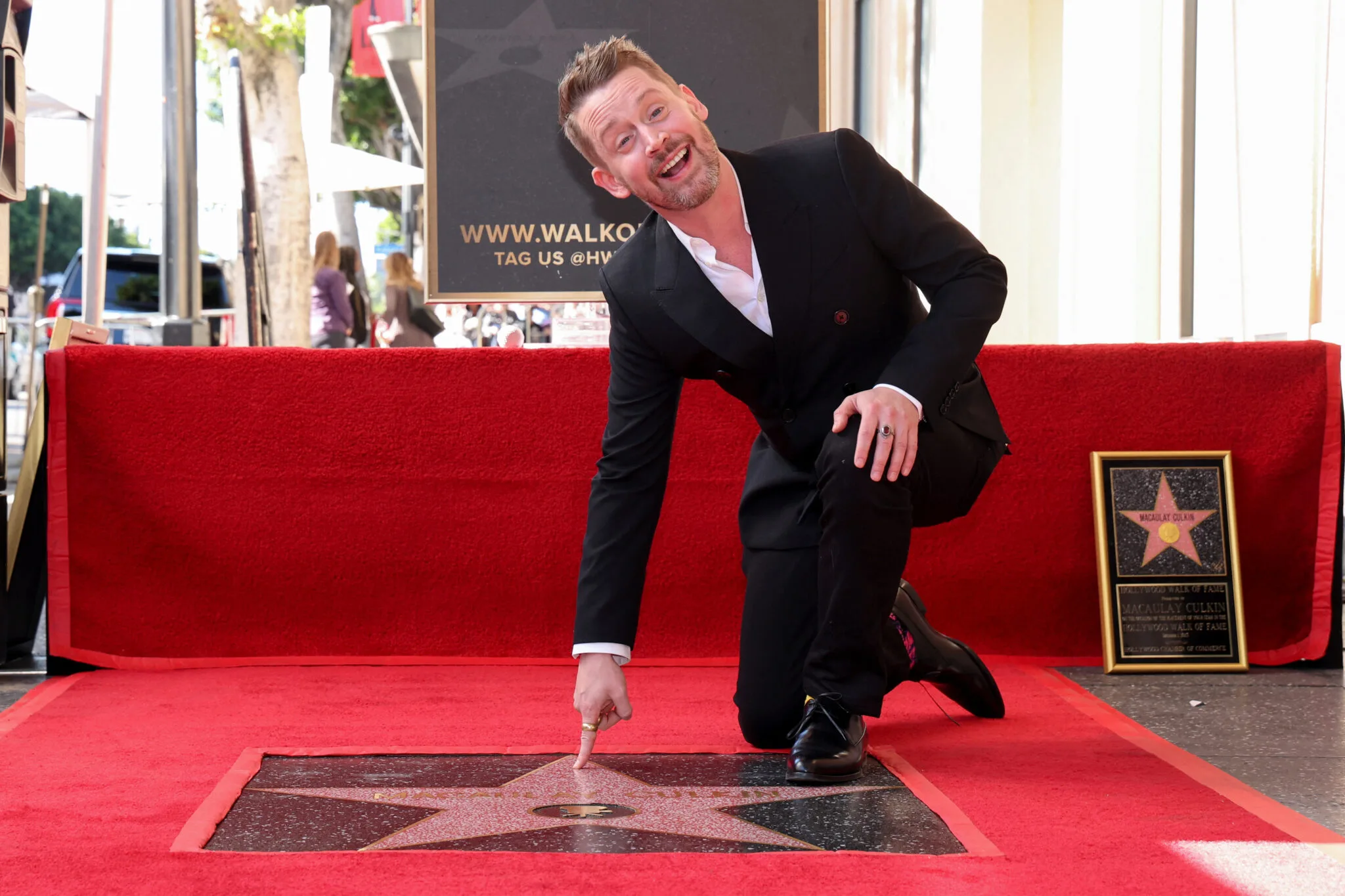 Macaulay Culkin riceve la stella sulla “Walk of Fame” di Hollywood