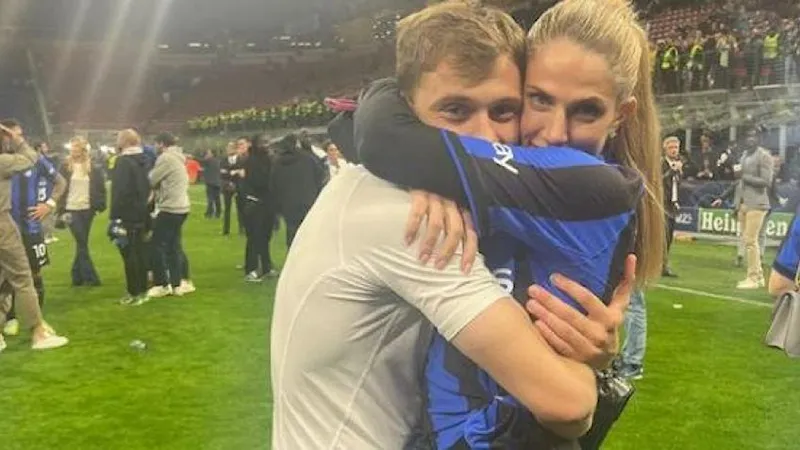 Lutto per Nicolò Barella e Federica Schievenin.