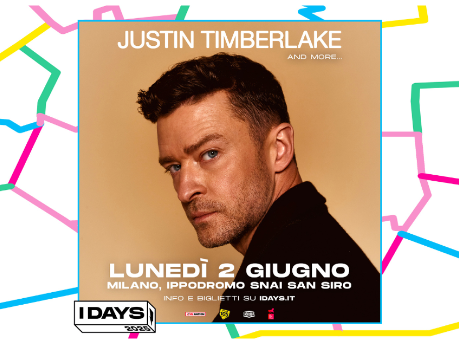 Justin Timberlake in concerto a Milano nel 2025